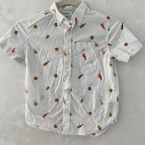 Old Navy Boys Snack Button Up Shirt - Picture 1 of 4